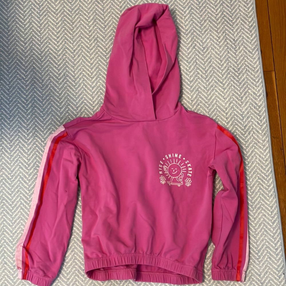 Hanna Andersson Pink Sweatshirt Hoodie Relaxed Fit